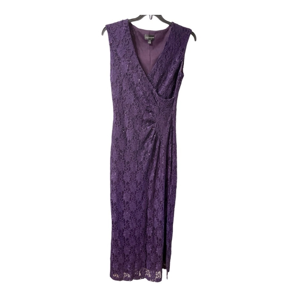 Connected Apparel Formal Gown silhouette
Dark Purple Size 10